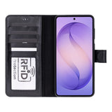 Samsung Galaxy S26 Hoesje Leer – Uitneembare Portemonnee met Pasjeshouder & Draadloos Opladen