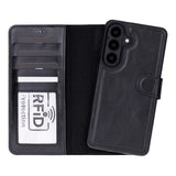 Samsung Galaxy S26 Hoesje Leer – Uitneembare Portemonnee met Pasjeshouder & Draadloos Opladen