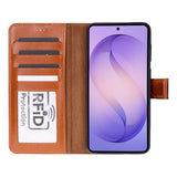 2-in-1 Luxe Lederen Hoesje Samsung Galaxy S26 Plus