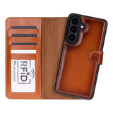 2-in-1 Luxe Lederen Hoesje Samsung Galaxy S26 Plus