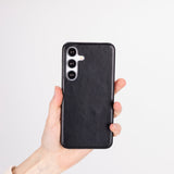 Samsung Galaxy S25 Plus Ultimate Jacket Leren BackCover hoesje - Ultra Dun & Magnetisch