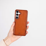 Samsung Galaxy S25 Plus Ultimate Jacket Leren BackCover hoesje - Ultra Dun & Magnetisch