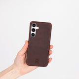 Samsung Galaxy S25 Plus Ultimate Jacket Leren BackCover hoesje - Ultra Dun & Magnetisch