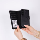 2-in-1 Luxe Lederen Hoesje Samsung Galaxy S26 Plus