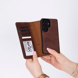 2-in-1 Luxe Lederen Hoesje Samsung Galaxy S26 Ultra