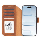 iPhone 17 Air Leren Uitneembare Wallet Case - RFID, MagSafe & Kaarthouder