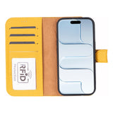 iPhone 17 Afneembare Leren Wallet Case - RFID, MagSafe & Kaarthouder