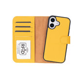 iPhone 17 Afneembare Leren Wallet Case - RFID, MagSafe & Kaarthouder