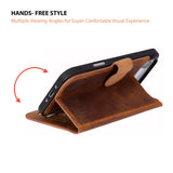 iPhone 17 Air Leren Uitneembare Wallet Case - RFID, MagSafe & Kaarthouder