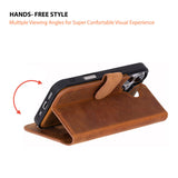 iPhone 17 Afneembare Leren Wallet Case - RFID, MagSafe & Kaarthouder