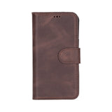 iPhone 16e Uitneembare leren BookCase Hoesje