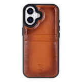 iPhone 17 leren Flex Cover Hoesje met Kaarthouder - Ultra Slim & Luxe