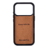 iPhone 17 Pro leren Flex Cover Hoesje met Kaarthouder - Ultra Slim & Luxe