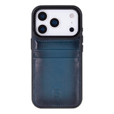 iPhone 17 Pro leren Flex Cover Hoesje met Kaarthouder - Ultra Slim & Luxe