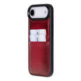 iPhone 17 Air leren Flex Cover Hoesje met Kaarthouder - Ultra Slim & Luxe