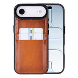 iPhone 17 Air leren Flex Cover Hoesje met Kaarthouder - Ultra Slim & Luxe