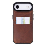 iPhone 17 Air leren Flex Cover Hoesje met Kaarthouder - Ultra Slim & Luxe