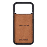 iPhone 17 Pro Max leren Flex Cover Hoesje met Kaarthouder - Ultra Slim & Luxe