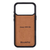 iPhone 17 Pro Max leren Flex Cover Hoesje met Kaarthouder - Ultra Slim & Luxe