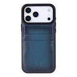 iPhone 17 Pro Max leren Flex Cover Hoesje met Kaarthouder - Ultra Slim & Luxe