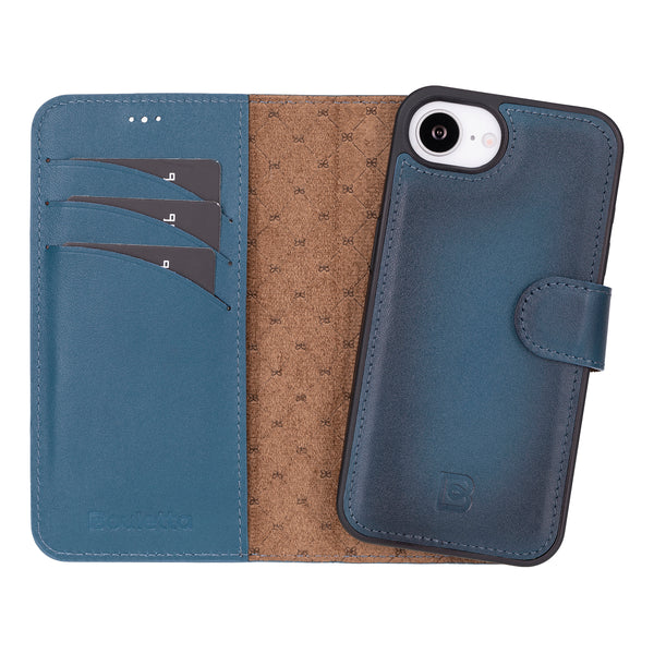 Bouletta iPhone 16e Uitneembare BookCase - Midnight Blue