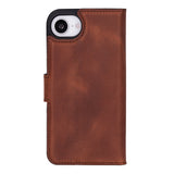 Bouletta iPhone 16e Uitneembare BookCase - Antic Coffee