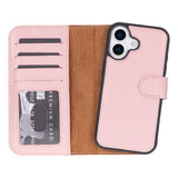 iPhone 17 Afneembare Leren Wallet Case - RFID, MagSafe & Kaarthouder