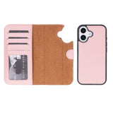 iPhone 17 Afneembare Leren Wallet Case - RFID, MagSafe & Kaarthouder