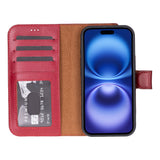 iPhone 17 Afneembare Leren Wallet Case - RFID, MagSafe & Kaarthouder