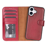 iPhone 17 Afneembare Leren Wallet Case - RFID, MagSafe & Kaarthouder