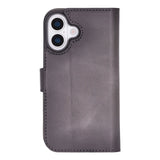 iPhone 17 Afneembare Leren Wallet Case - RFID, MagSafe & Kaarthouder