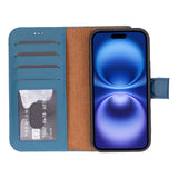 iPhone 17 Afneembare Leren Wallet Case - RFID, MagSafe & Kaarthouder