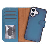 iPhone 17 Afneembare Leren Wallet Case - RFID, MagSafe & Kaarthouder