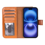 iPhone 17 Afneembare Leren Wallet Case - RFID, MagSafe & Kaarthouder