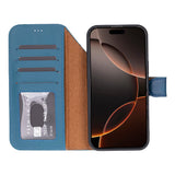 iPhone 17 Pro Uitneembare leren Wallet Case - RFID, MagSafe & Kaarthouder