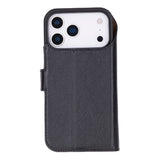 iPhone 17 Pro Max Uitneembare Leren Wallet Case - RFID, MagSafe & Kaarthouder