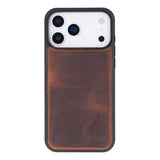 iPhone 17 Pro Uitneembare leren Wallet Case - RFID, MagSafe & Kaarthouder