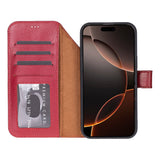 iPhone 17 Pro Uitneembare leren Wallet Case - RFID, MagSafe & Kaarthouder