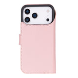 iPhone 17 Pro Uitneembare leren Wallet Case - RFID, MagSafe & Kaarthouder