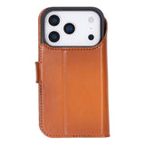 iPhone 17 Pro Uitneembare Leren Wallet Case - RFID, MagSafe & Kaarthouder