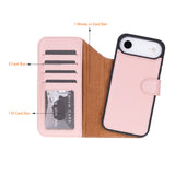 iPhone 17 Air Leren Uitneembare Wallet Case - RFID, MagSafe & Kaarthouder