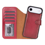 iPhone 17 Air Leren Uitneembare Wallet Case - RFID, MagSafe & Kaarthouder