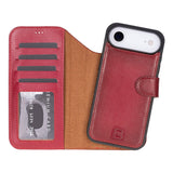 iPhone 17 Air Afneembare Leren Wallet Case - RFID, MagSafe & Kaarthouder