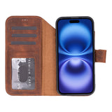iPhone 17 Air Leren Uitneembare Wallet Case - RFID, MagSafe & Kaarthouder
