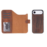 iPhone 17 Air Afneembare Leren Wallet Case - RFID, MagSafe & Kaarthouder