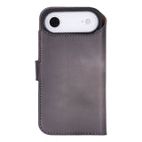 iPhone 17 Air Leren Uitneembare Wallet Case - RFID, MagSafe & Kaarthouder