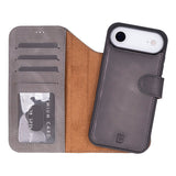 iPhone 17 Air Afneembare Leren Wallet Case - RFID, MagSafe & Kaarthouder
