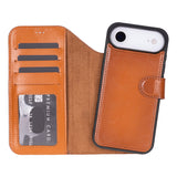 iPhone 17 Air Leren Uitneembare Wallet Case - RFID, MagSafe & Kaarthouder