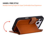 iPhone 17 Pro Uitneembare leren Wallet Case - RFID, MagSafe & Kaarthouder