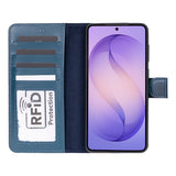 Samsung Galaxy S26 Plus Hoesje Leer Uitneembare Portemonnee met Pasjeshouder & Draadloos Opladen
